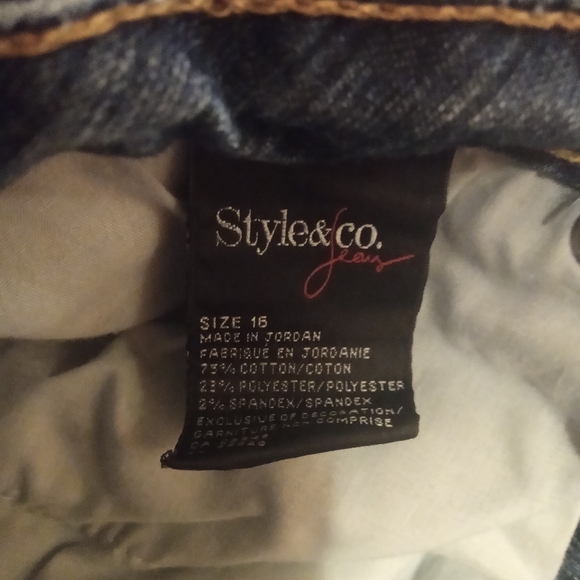 Style &co plus size straight leg women's jeans - Picture 4 of 4